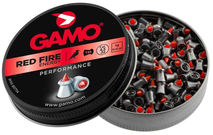 Plombs Gamo Red Fire « Tête POINTUE » Cal 4.5 mm  Boite de 125