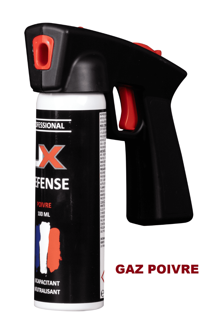 Bombe Anti-Agression Performance PRO 100 ML GAZ POIVRE - Poignée NG