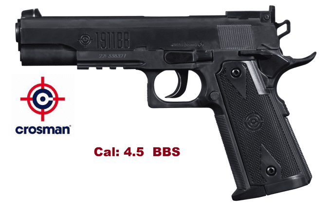 Pistolet 1911  Crosman - Co2  Cal 4.5  Billes acier