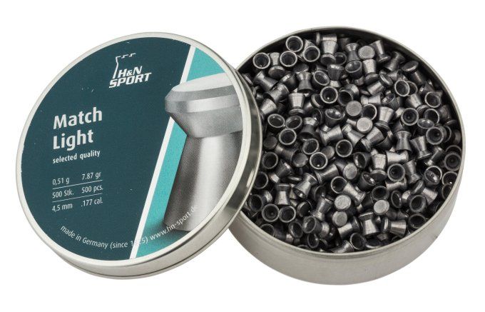 Plombs H&N  Match light - Cal 4.5 mm  X 500