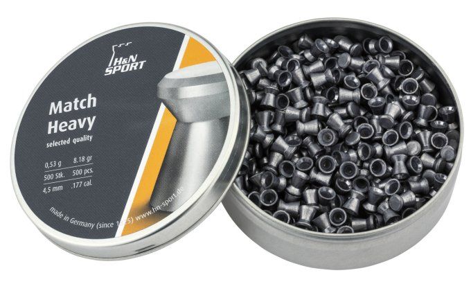 Plombs H&N  Match heavy - Cal 4.5 mm  X 500