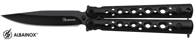 Couteau papillon  black  lame de  7.30 cm