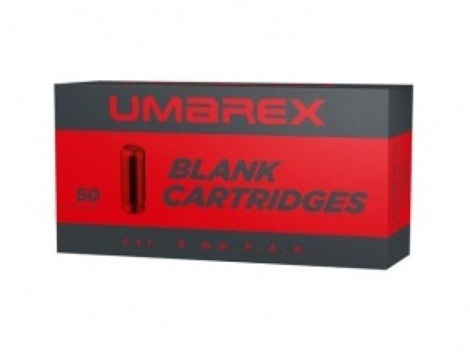 Boite de 50 Cartouches à Blanc  UMAREX Cal. 9 mm PISTOLET