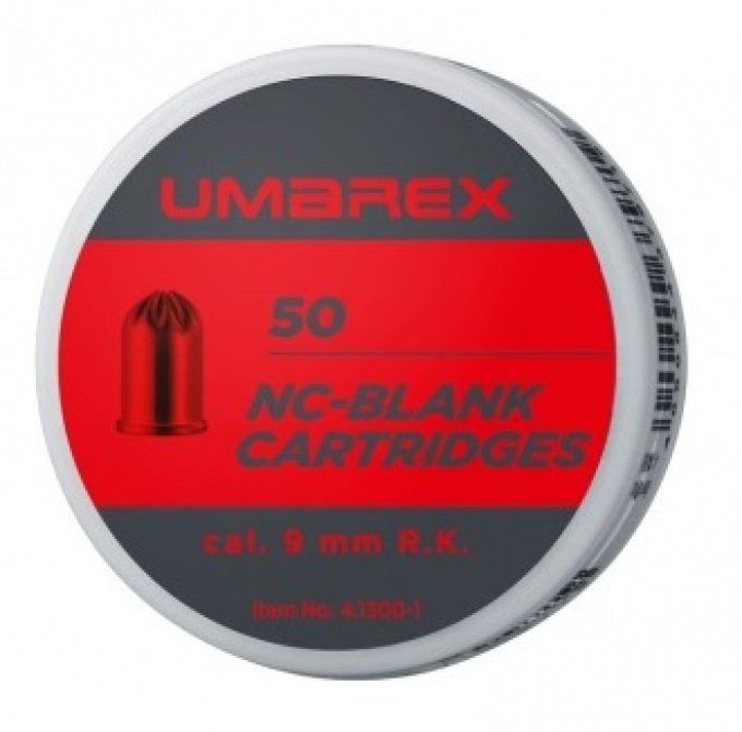 Cartouches de Défense ‘Umarex’ Cal. 9 mm 380 RK à Blanc  REVOLVER