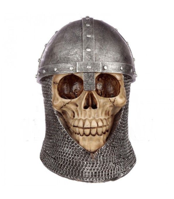 Crâne tête de mort heaume