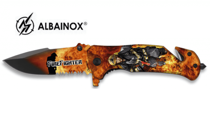 Couteau Pliant Fire Fighter 3D  Lame de 8.2 cm