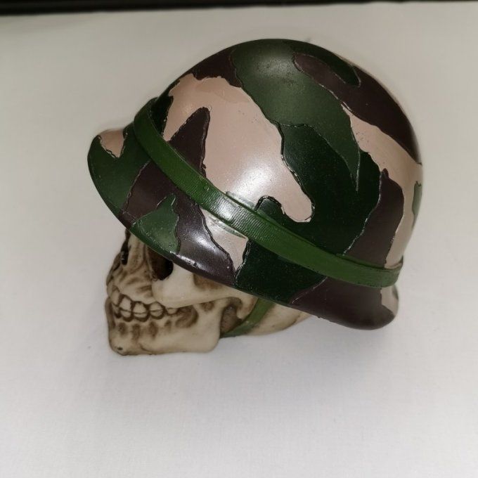 Crane tête de mort Casque US