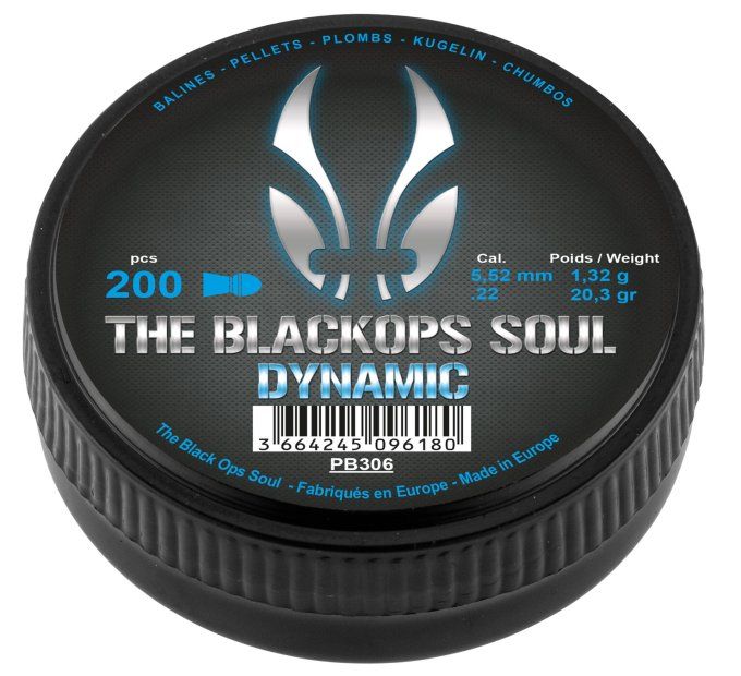 Plombs Black Ops SOUL  DYNAMIC   – Cal. 5.5 mm  X 200