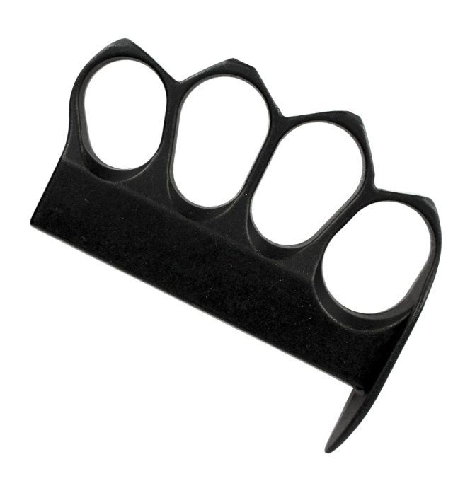 Poing Américain US 1918 Aluminium anthracite NOIR