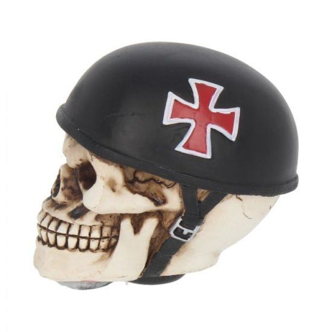 Crane tête de mort casque Bole croix malt
