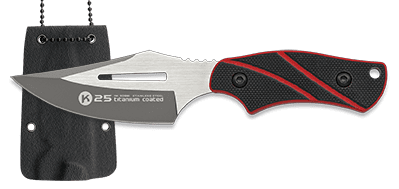 Couteau tour de cou Lame de 7.00 cm   K25