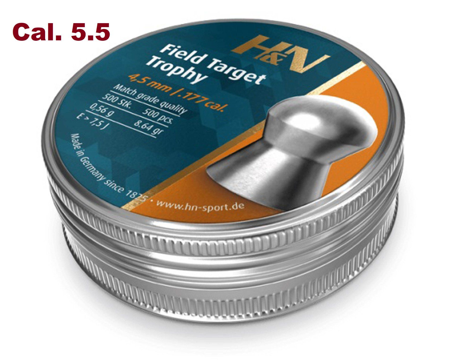 Plombs H&N  Field Target Trophy – Cal. 5.5 mm  X 250
