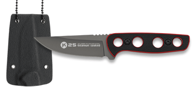 Couteau tour de cou Lame de 6.3 0 cm   K25