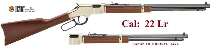 Carabine  Henry Golden Boy   à levier sous garde Cal : 22 LR