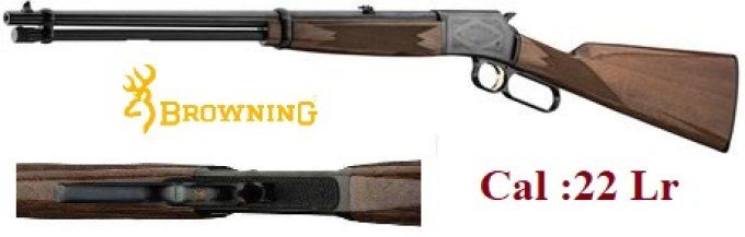 Carabine  Browning MG9  à levier sous garde  Cal : 22 LR