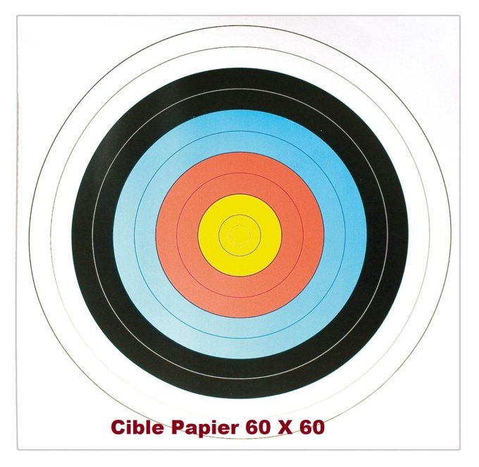 Cible arc papier « blason fita »  par 10