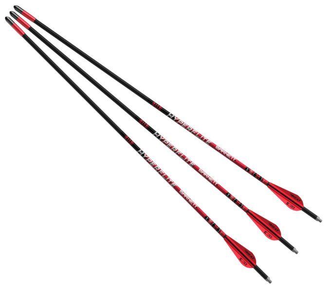 Pack de 3 flèches (traits) – Barnett Hyperflite 20’’