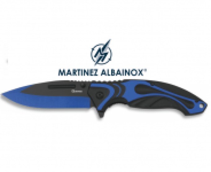 Couteau Pliant TRIBAL / Bleu et Noir