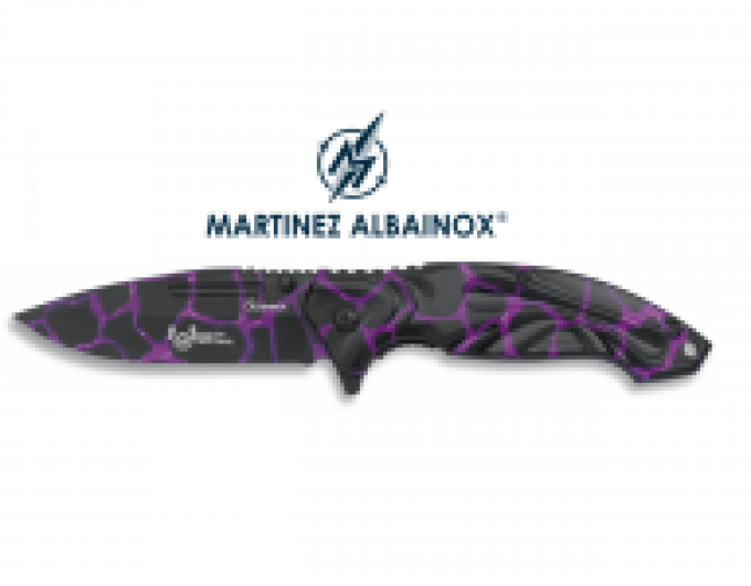 Couteau Pliant TRIBAL / Rose et Noir