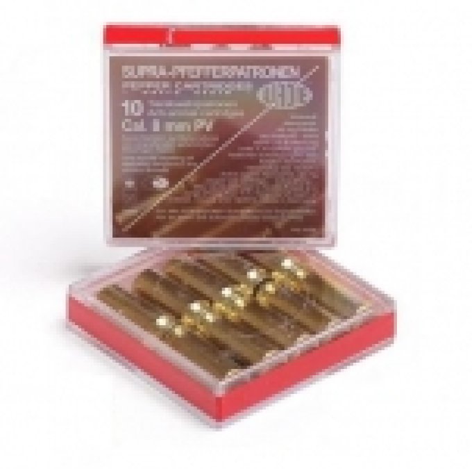 Cartouches de défense SUPRA PEPPER x10 Cal 9 mm