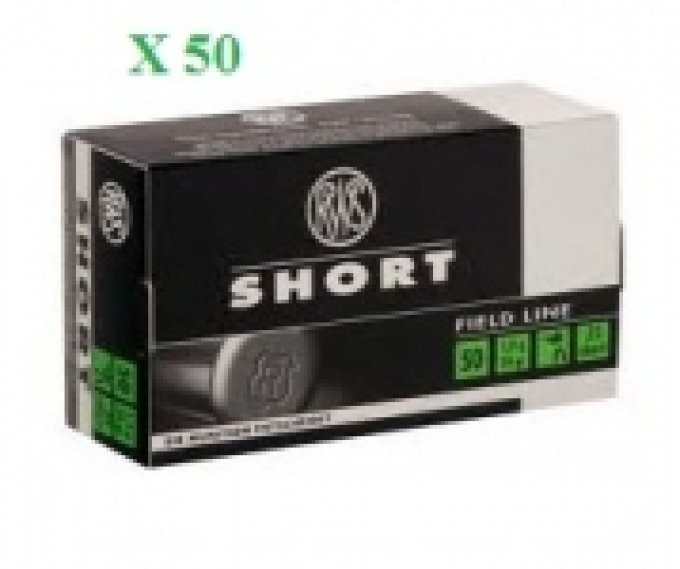 Cartouches 22LR RWS SHORT X 50