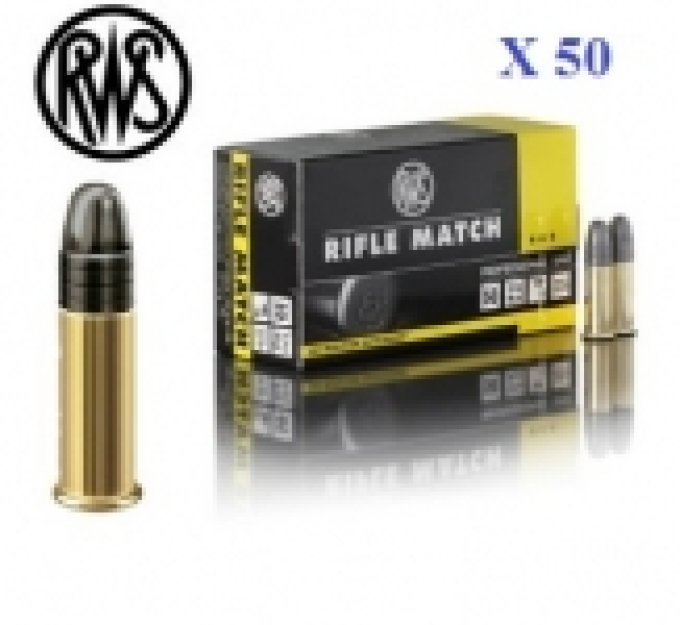 Cartouches 22LR RWS RIFLE MATCH X 50