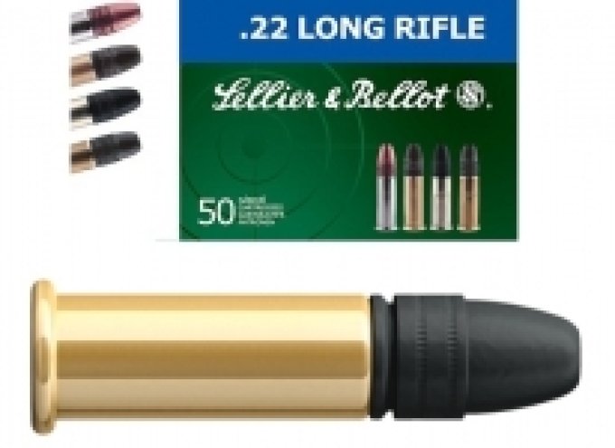 Cartouches 22LR STD Sellier B. X 50