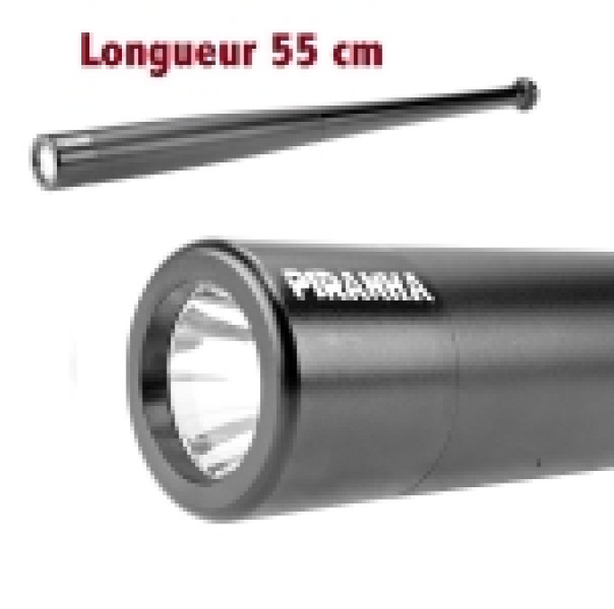 Lampe batte torche à LED en ALU