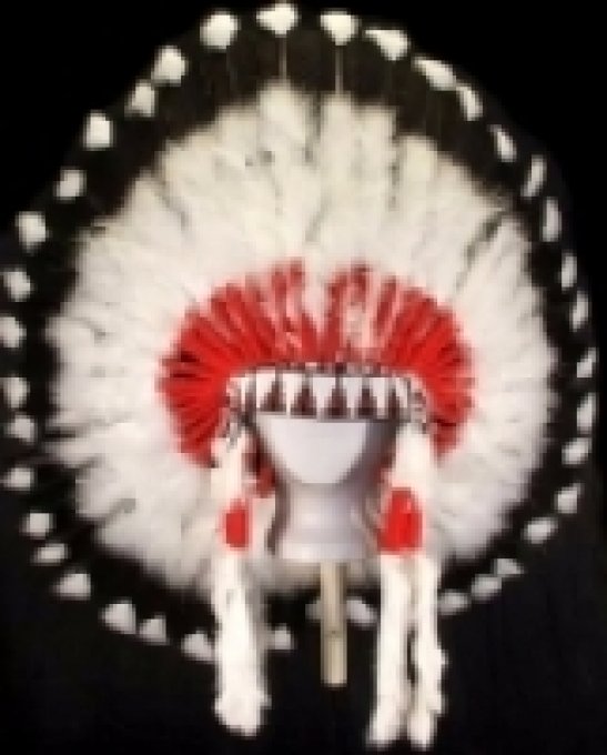 Coiffe indienne Navajo de 36 pouces Made in USA ( Mod. SMOKE SIGNAL )