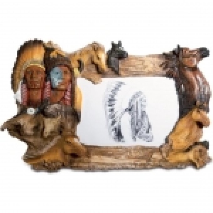 Cadre Photo Indien Chevaux