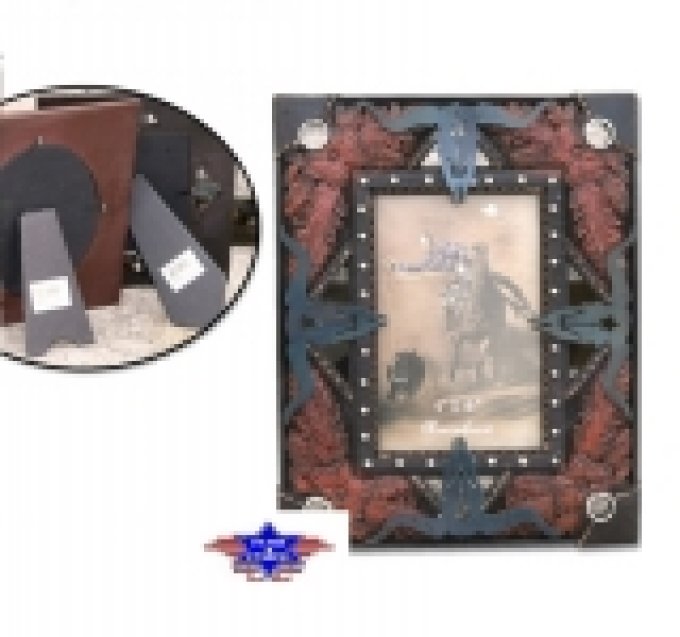 Cadre Photo western tête de vache