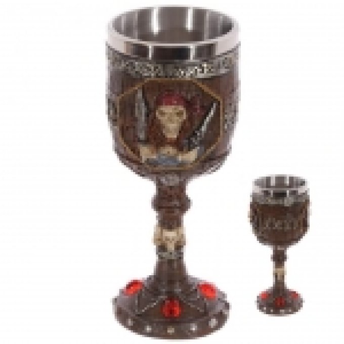 Calice ( ciboire, verre, Gobelet ) Pirate foulard de 19 cm