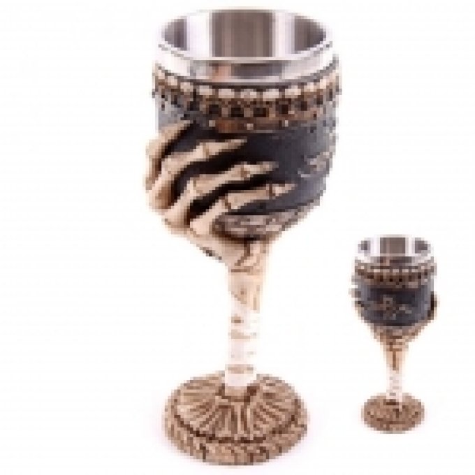 Calice Main de squelette de 19 cm