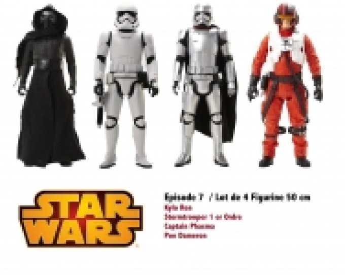 Figurine 50 cm Lot de 4