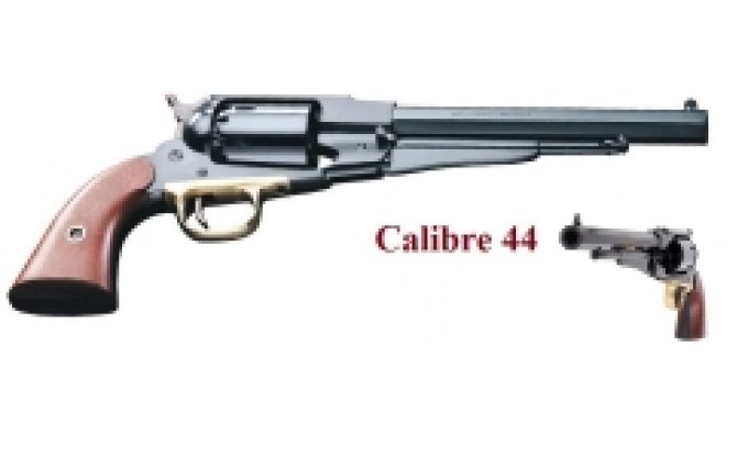 Revolver à poudre noire Remington 1858 Cal. 44