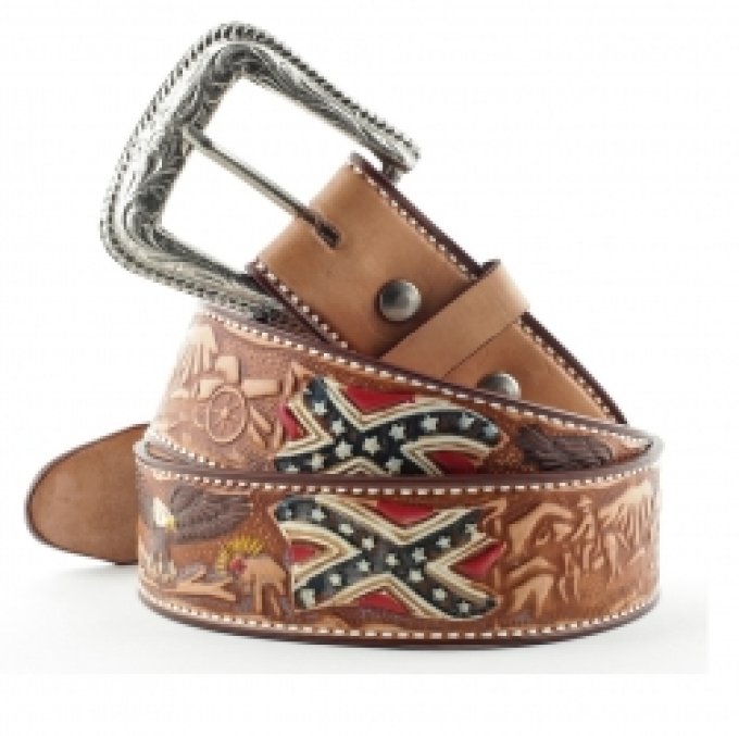 Ceinture en cuir Brune - Taille : 48