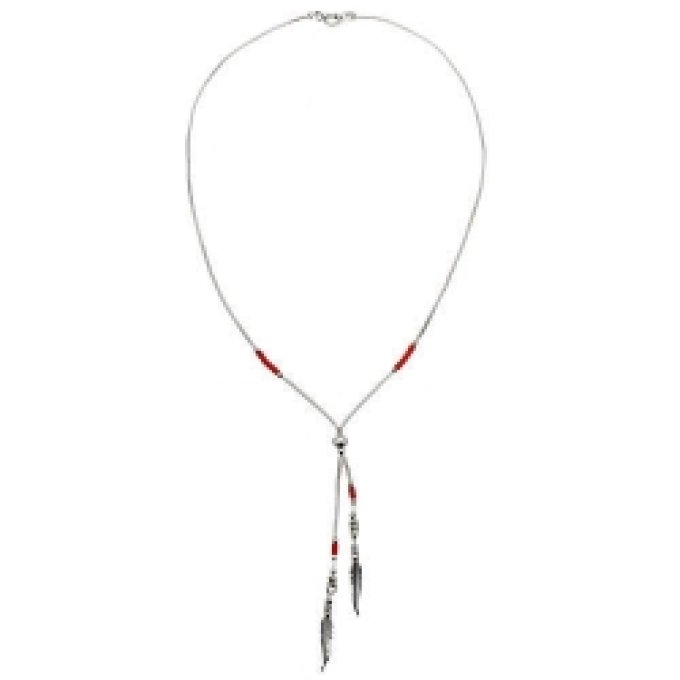 Collier Plumes Corail