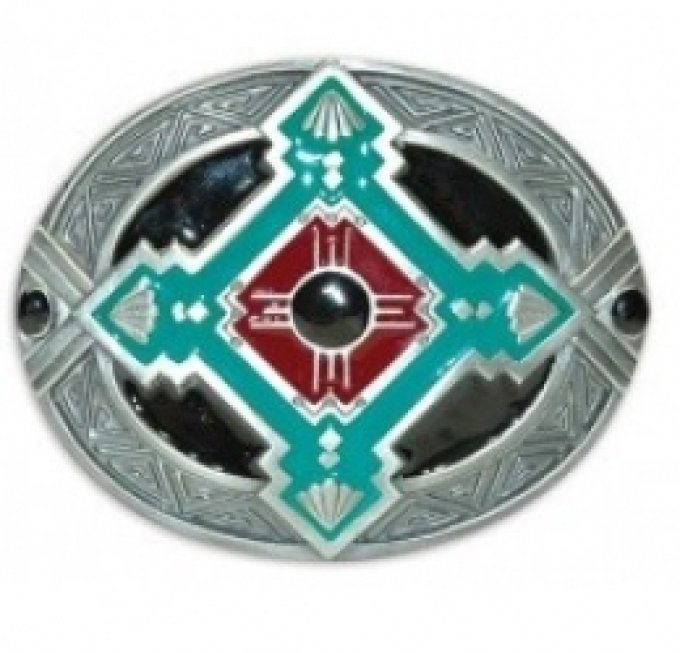 Boucle de Ceinture Motif Indien Modèle d'expo