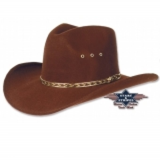 Chapeau Western Kansas - Couleur : Noir - Taille : 52