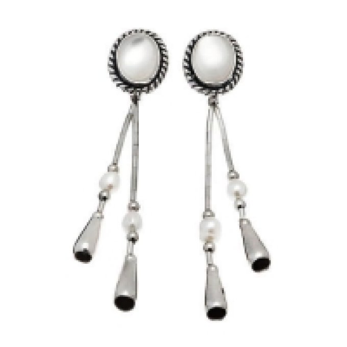 Boucle d’Oreilles Goute d’eau Nacre