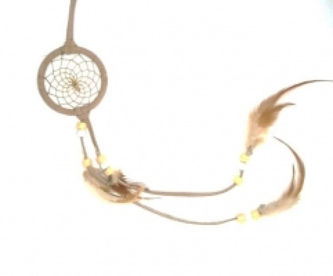 Dreamcatcher (attrape rêve) beige