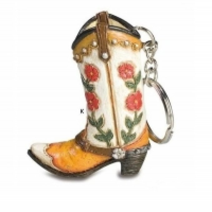 Porte clef botte Cow Boy - western