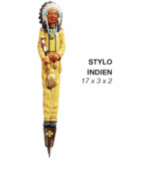 Stylo bille INDIEN en resine