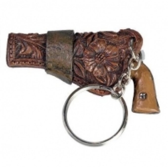 Porte clés pistolet cow boy - western