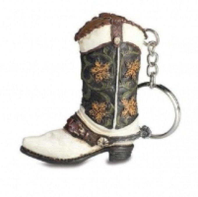 Porte clef botte Cow Boy - western