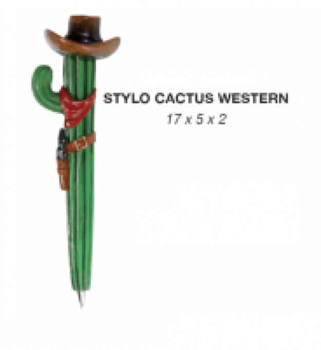 Stylo bille CACTUS WESTERN