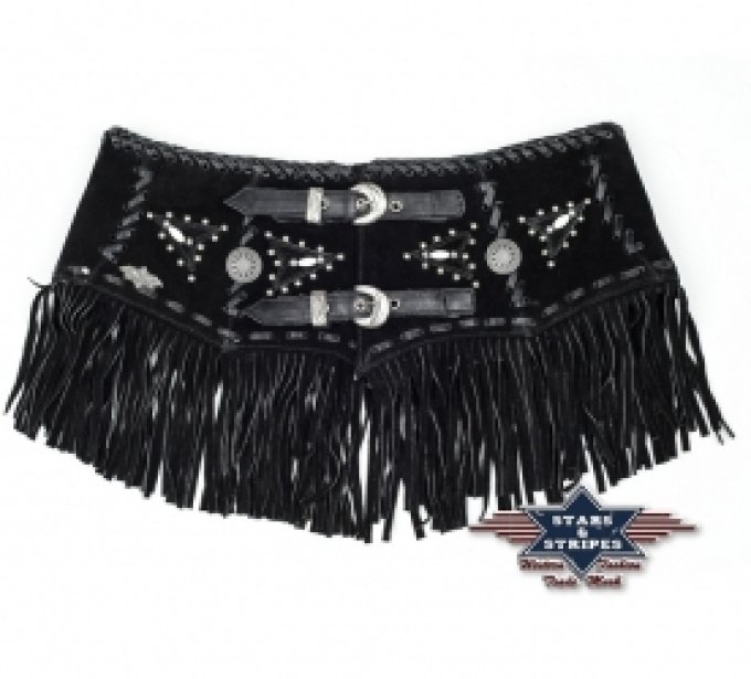 Ceinture à franges Western Celia - Taille : M