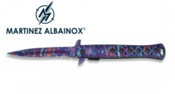 Couteau Pliant multicolore  Lame de 10.5 cm