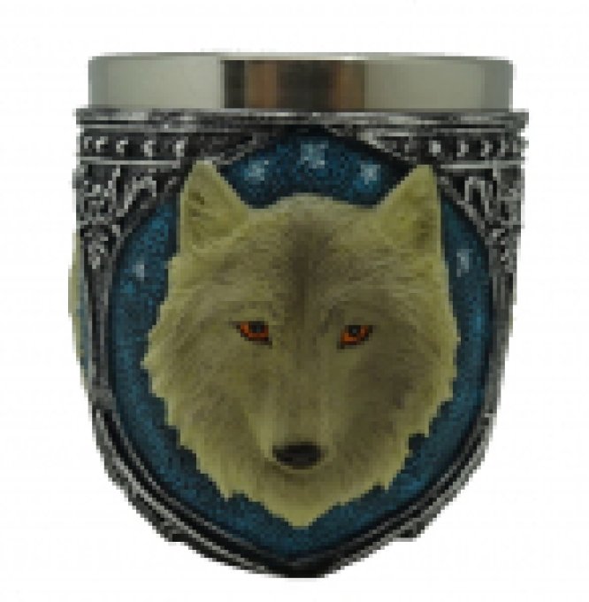 Verre Loup Gris de 9.5 cm