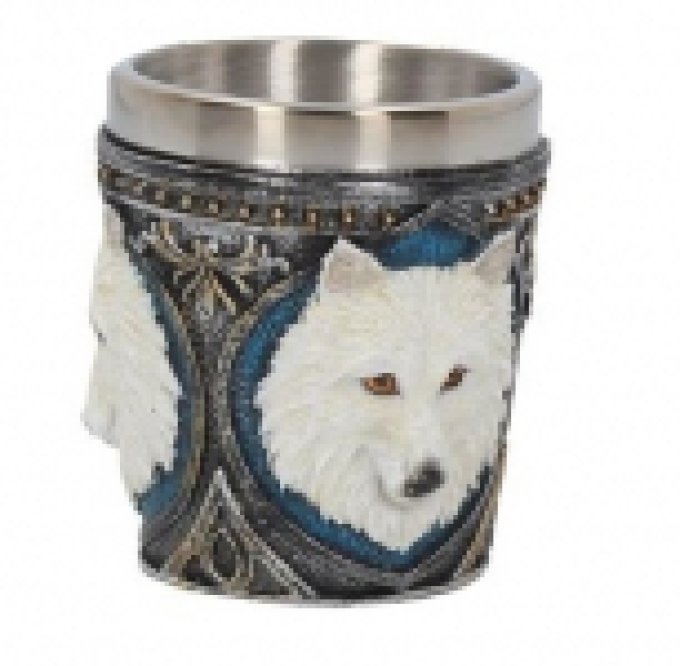 Verre Loup Blanc de 06 cm